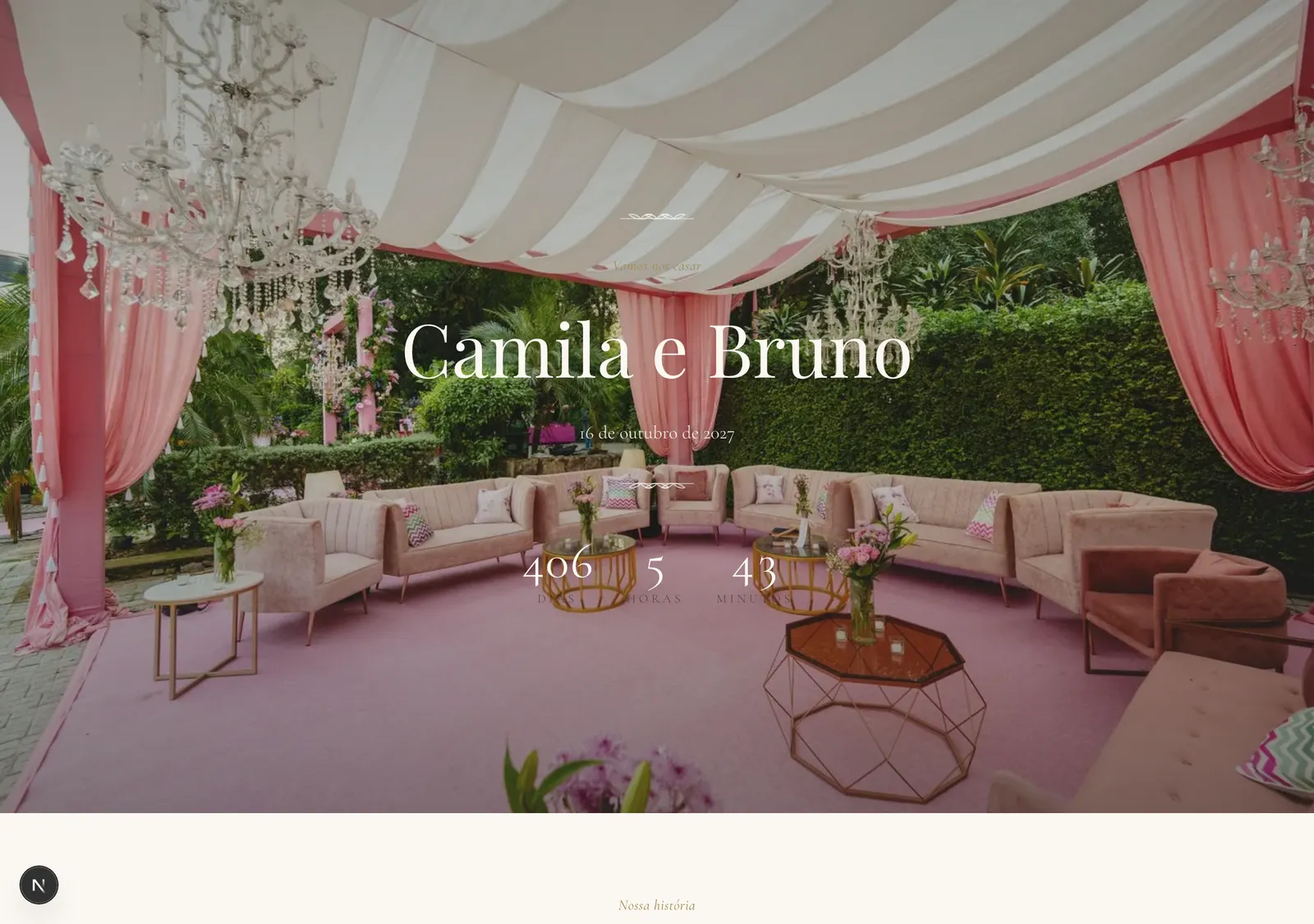 Modelo Botânico: verde e natural, com foto de lounge de jardim